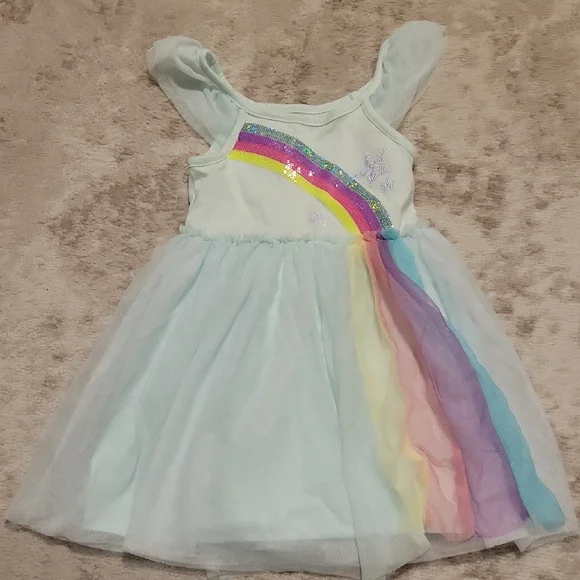 Cat & Jack Rainbow Tulle Dress - Picture 1 of 5